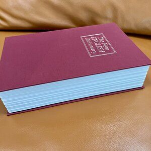 Vintage "New English Dictionary" Book Safe with Keys